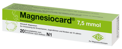 MAGNESIOCARD 7,5 mmol Brausetabletten